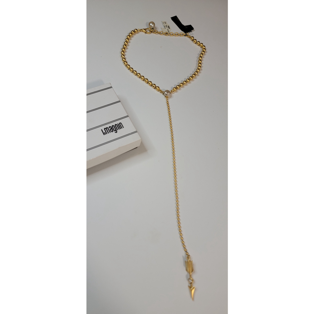 Women's I. Magnin Necklace Gold With arrow